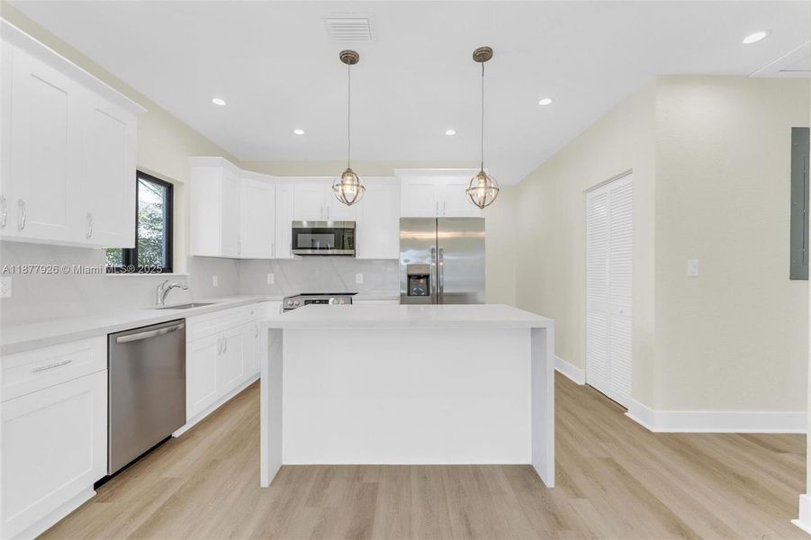 Furnished interior view inside a new home in , Miami (Image 3).