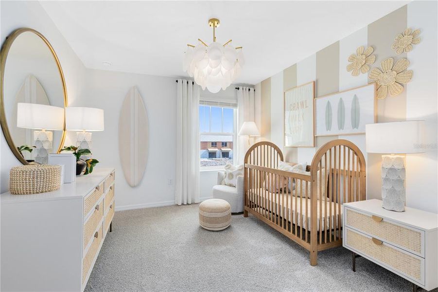Furnished interior view inside a new home in Harbor Square, Palm Bay (Image 25).