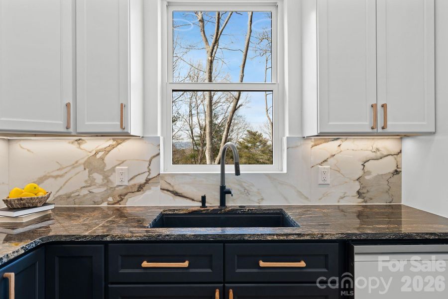 Close-up of interior finishes inside a home in , Asheville (Image 21).