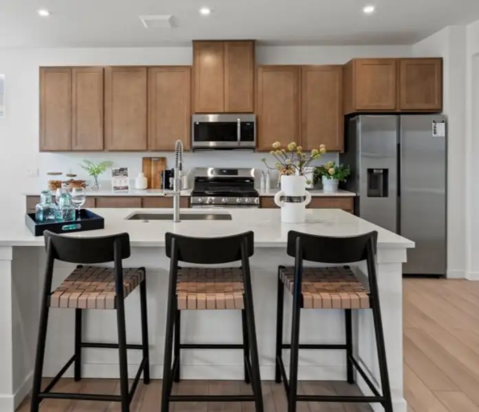 Representative furnished interior of a home built from the Nolan by Lokal Homes in The Commons at Victory Ridge, Colorado Springs (Image 3).