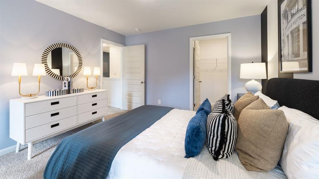 Furnished interior view inside a new home in Harvest Park, Decatur (Image 30). Furnished interior view inside a new home in Harvest Park, Decatur (Image 30).