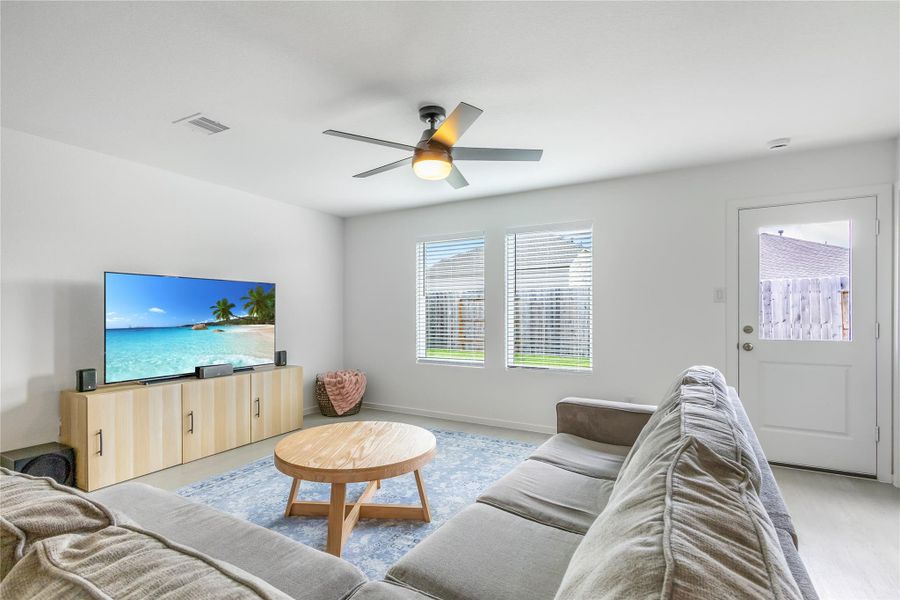 Furnished interior view inside a new home in Tavola, New Caney (Image 12).