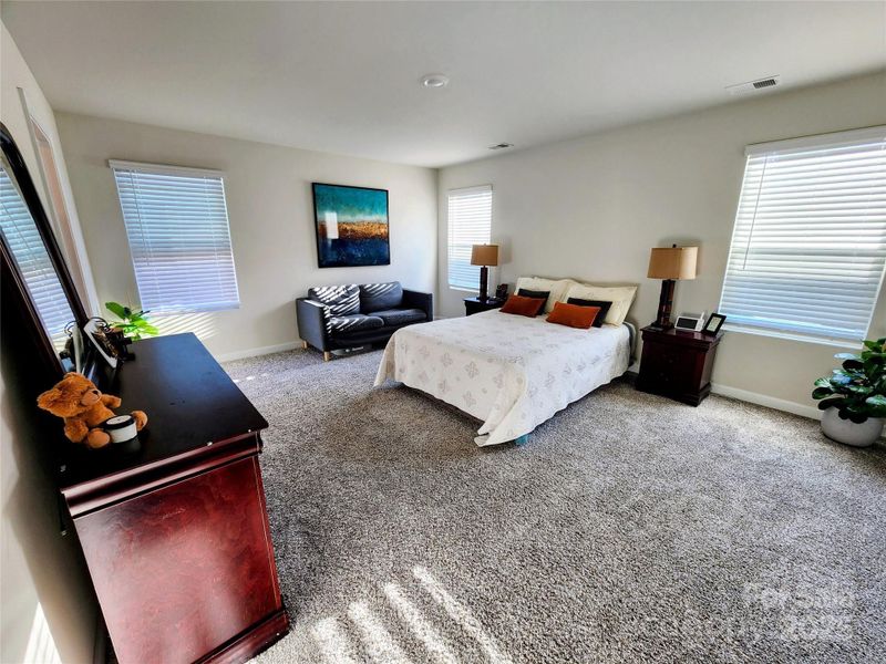 Unbelievably sized owner suite with large walk-in closet