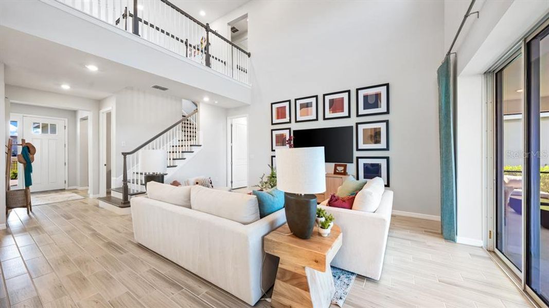 Furnished interior view inside a new home in Firethorn, Parrish (Image 10).
