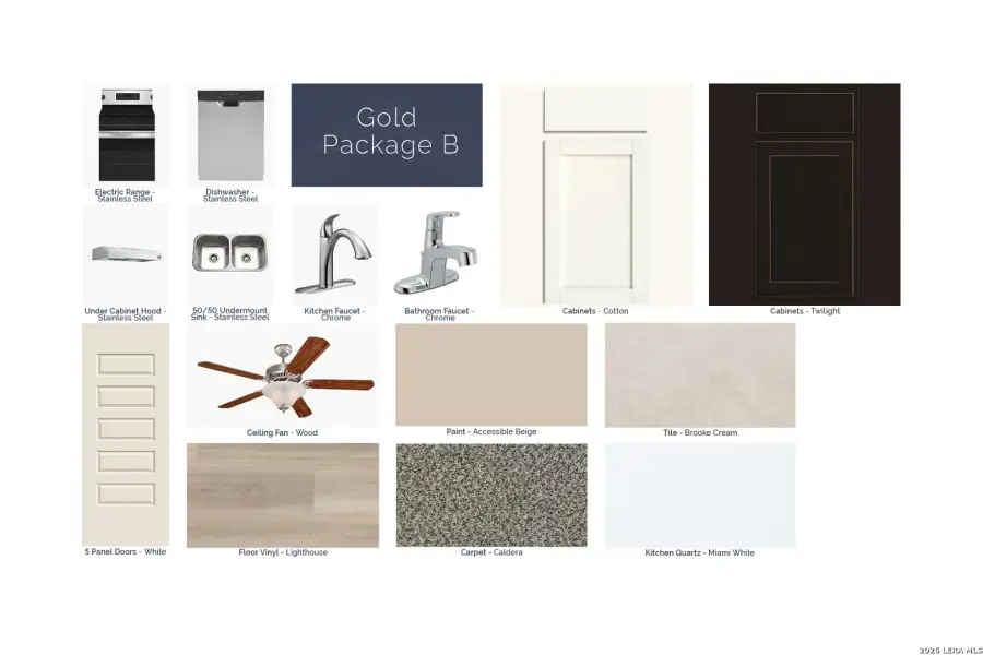 Sample of building materials used in homes in Hickory Ridge Estates, Elmendorf (Image 16).