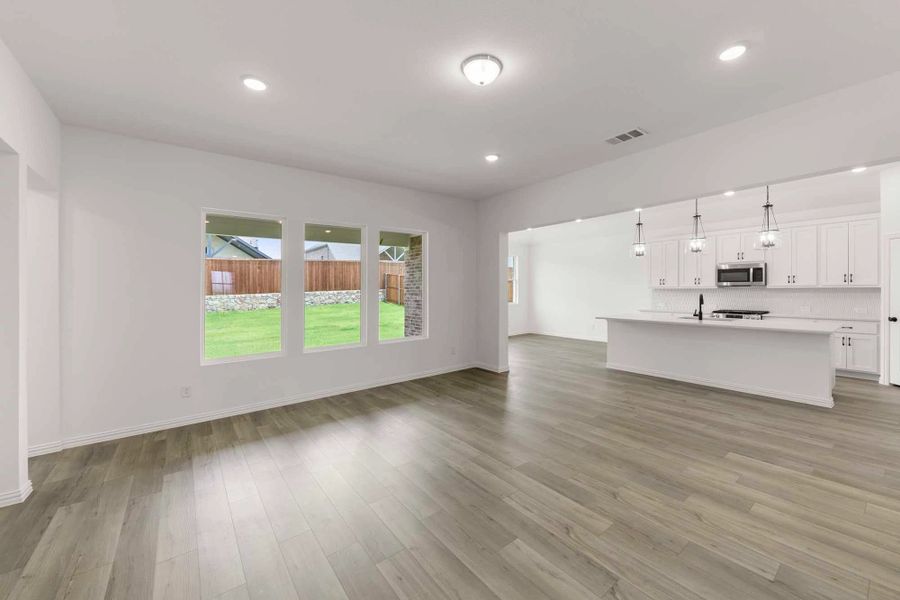 Open Kitchen-Living-Dining Room Representative Photo