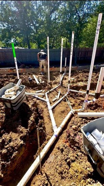 Site preparation for new homesites in , Flower Mound (Image 9). Site preparation for new homesites in , Flower Mound (Image 9).