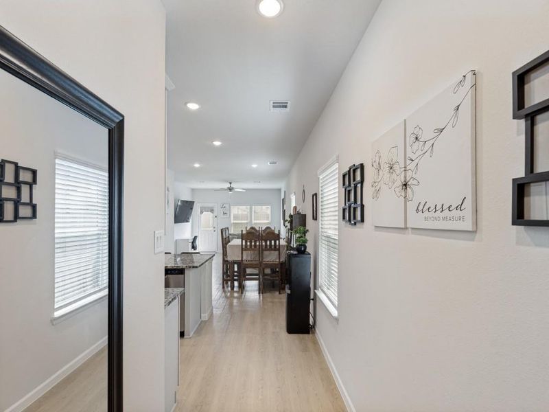 Furnished interior view inside a new home in , Conroe (Image 5).