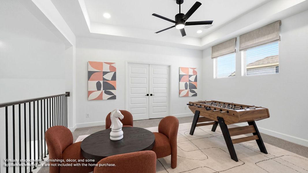Furnished interior view inside a new home in Landmark, Denton (Image 10).