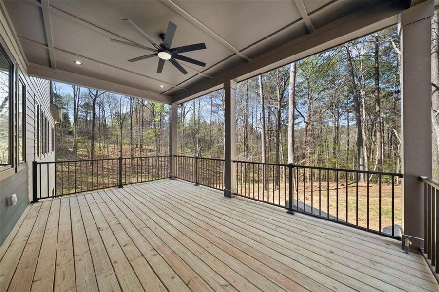 Exterior details and patio area of a home in , Acworth (Image 22).
