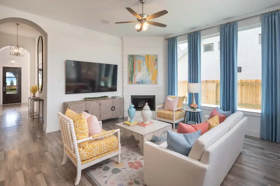 Representative Family Room - some options shown