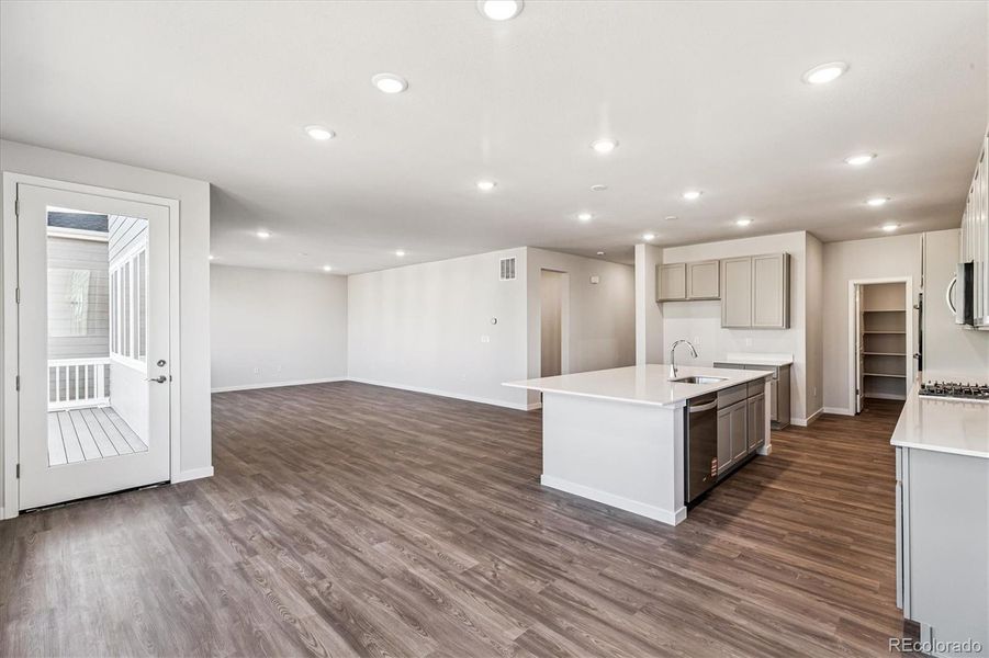 Spacious, unfurnished interior of a new home in Floret Collection at Alder Creek, Parker (Image 20).