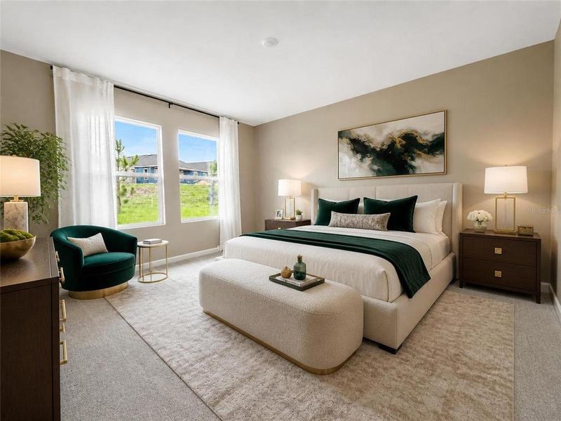 Furnished interior view inside a new home in , Groveland (Image 17).