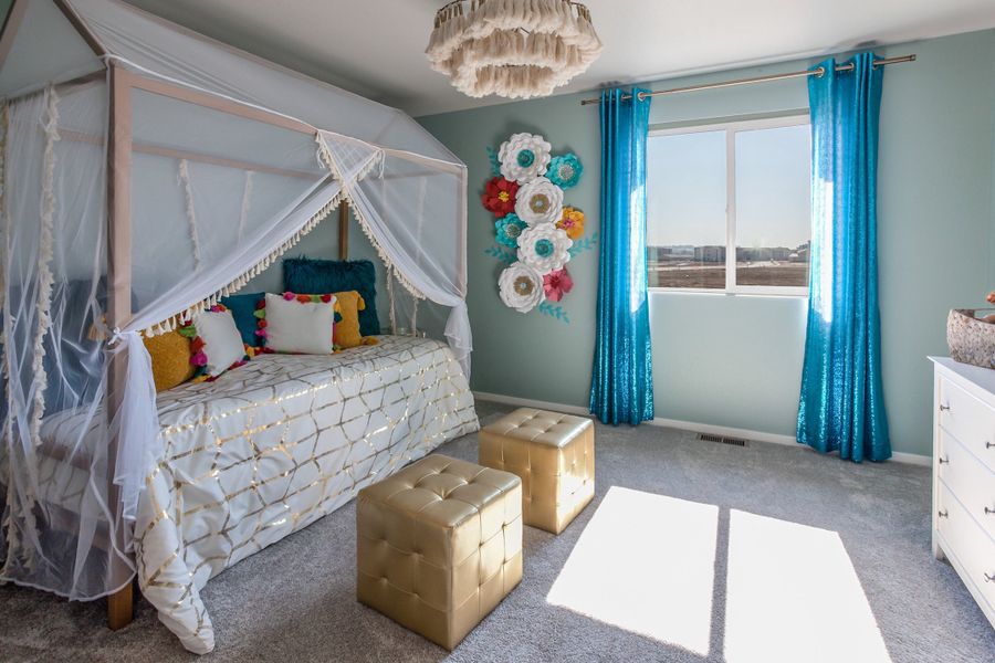 Representative furnished interior of a home built from the Rowling by Hartford Homes in Trailside, Timnath (Image 58).
