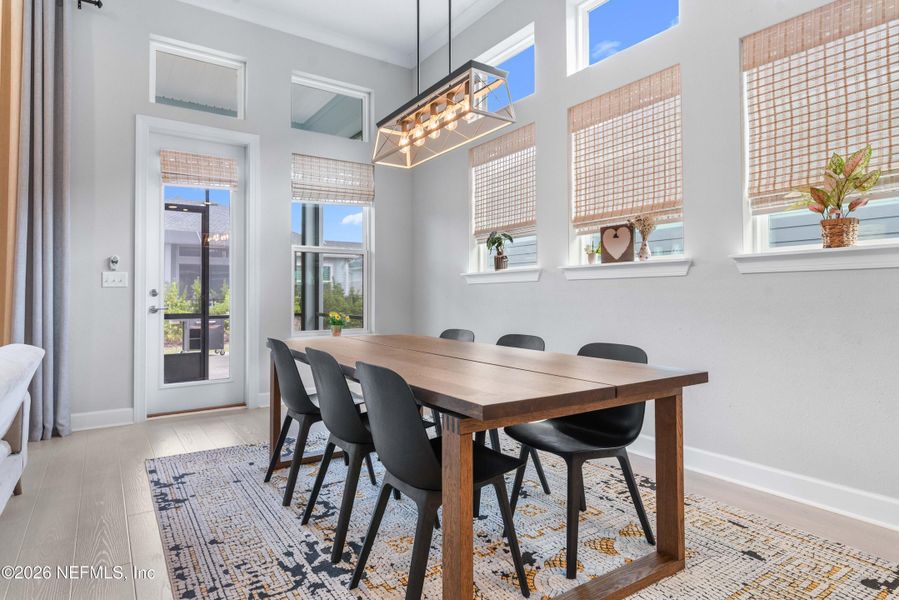 Furnished interior view inside a new home in , Jacksonville (Image 14).