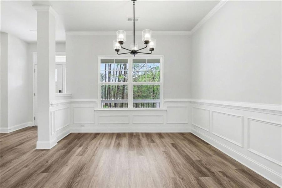 Spacious, unfurnished interior of a new home in Thunder Ridge, Dawsonville (Image 9).