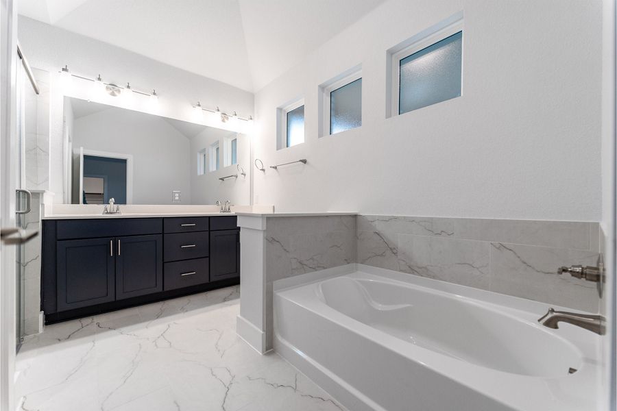 Furnished interior view inside a new home in Lariat, Liberty Hill (Image 11).