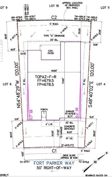 6804 Fort Parker Way - Plot Plan