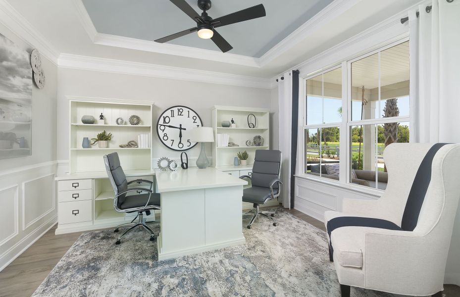 Furnished interior view inside a new home in Del Webb North Myrtle Beach, Myrtle Beach (Image 7).