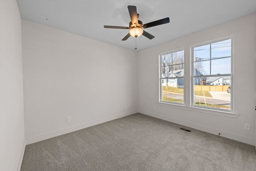 Representative unfurnished interior of a home built from the Two Story Farmhouse by Norfleet Builders in Cambria, White House (Image 21).