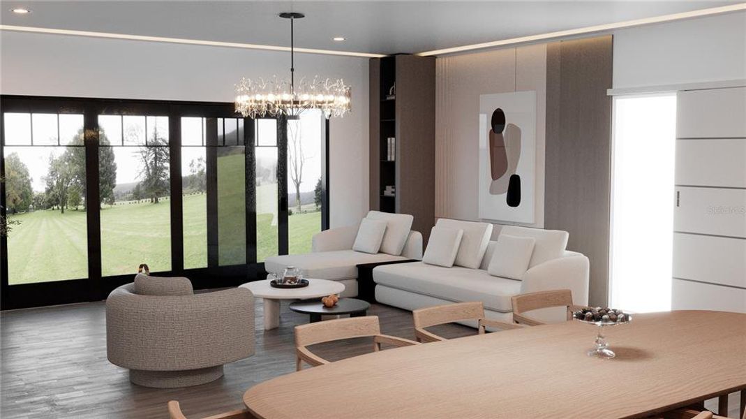 Furnished interior view inside a new home in , Ocala (Image 6).