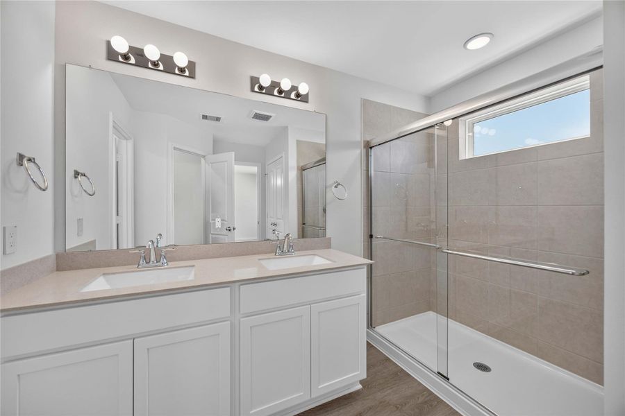 Furnished interior view inside a new home in , Houston (Image 10).