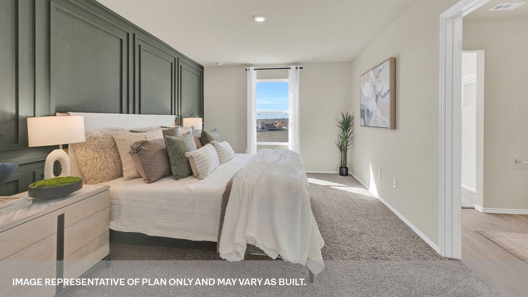 Furnished interior view inside a new home in Sunset Oaks, Maxwell (Image 21).