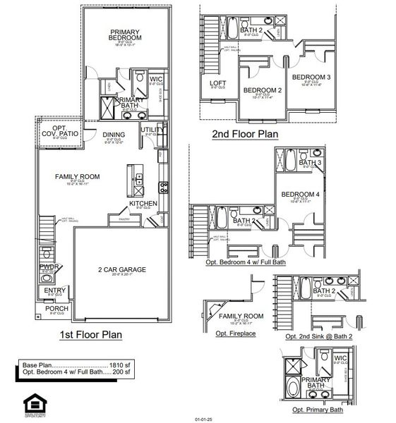 2D floor plan layout for the Arden by Megatel Homes in Prairie Commons Single Family Homes, Plano, TX (Image 2). 2D floor plan layout for the Arden by Megatel Homes in Prairie Commons Single Family Homes, Plano, TX (Image 2).