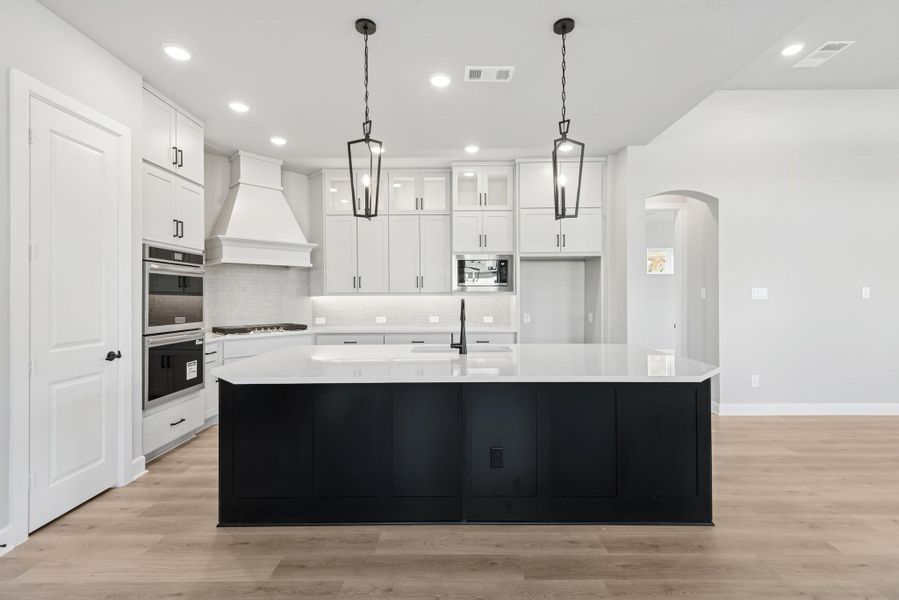 Furnished interior view inside a new home in Grand Central Park 55' Homesites, Conroe (Image 4). Furnished interior view inside a new home in Grand Central Park 55' Homesites, Conroe (Image 4).