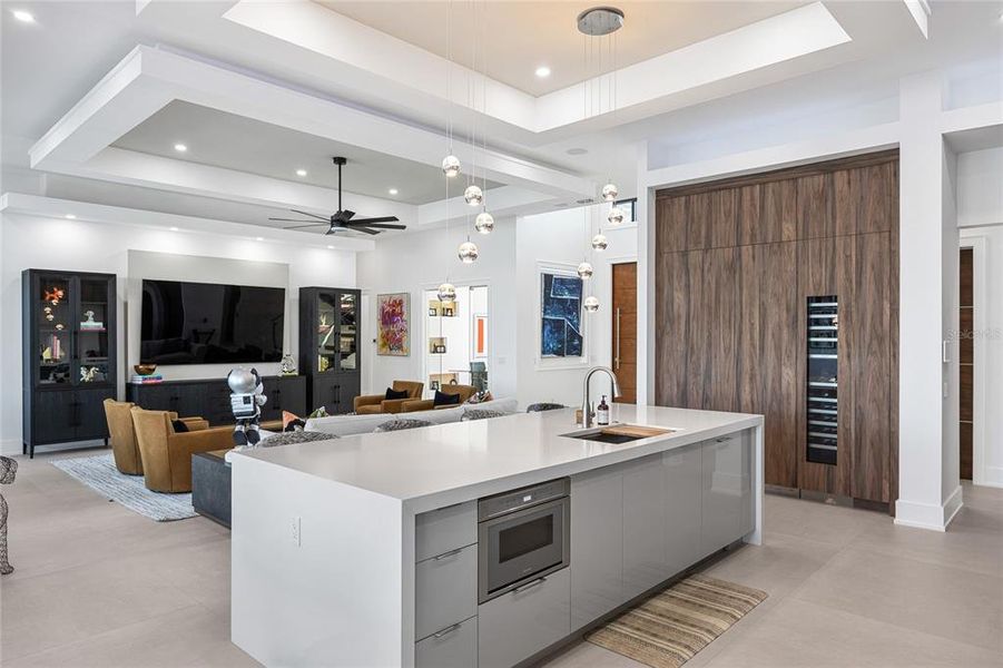 Furnished interior view inside a new home in , St. Petersburg (Image 42).