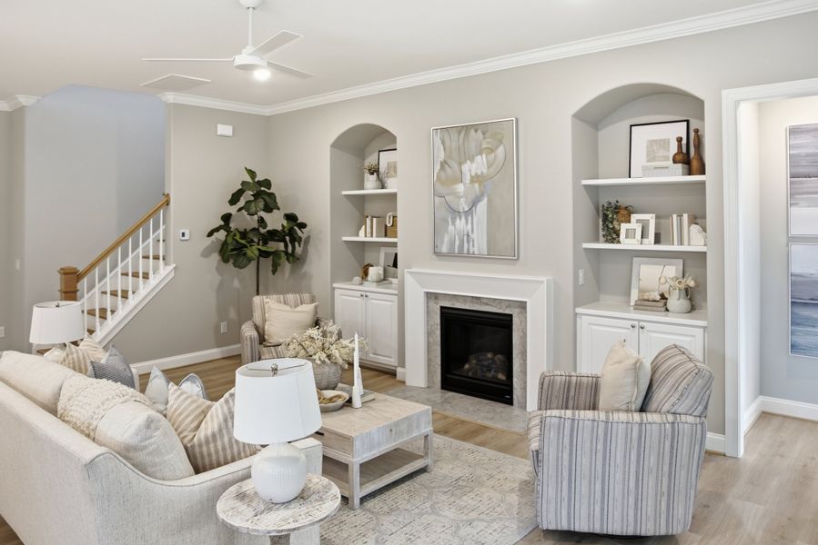 Representative furnished interior of a home built from the Causeway by Kent Homes in Terrapin, Leland (Image 13). Representative furnished interior of a home built from the Causeway by Kent Homes in Terrapin, Leland (Image 13).