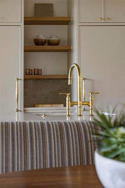 Kitchen view of a sink Kitchen view of a sink