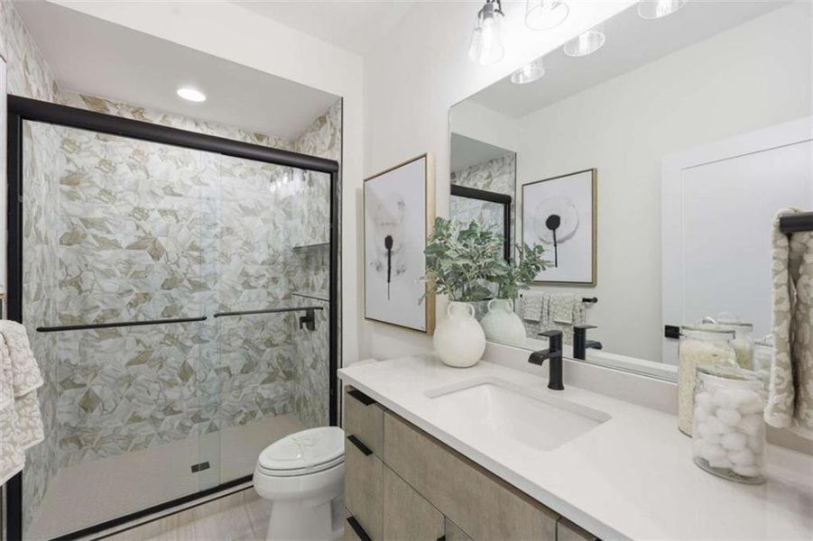 Furnished interior view inside a new home in , Gainesville (Image 8).