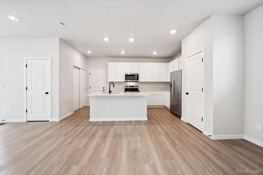 Spacious, unfurnished interior of a new home in The Boulevard II Collection at Windler, Aurora (Image 21). Spacious, unfurnished interior of a new home in The Boulevard II Collection at Windler, Aurora (Image 21).