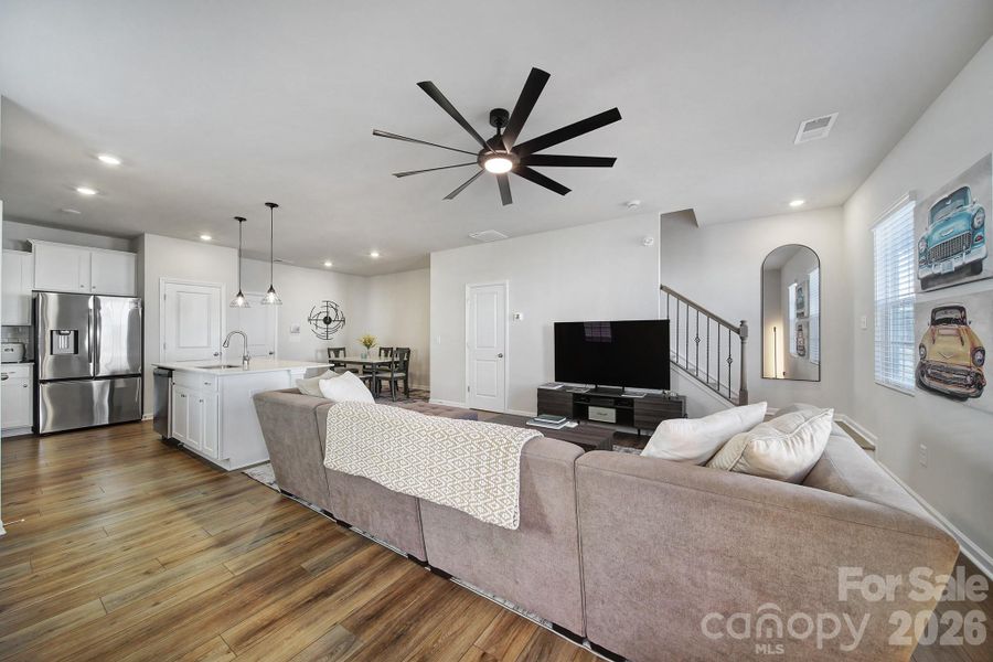 Furnished interior view inside a new home in Nolen Farm, Gastonia (Image 16).