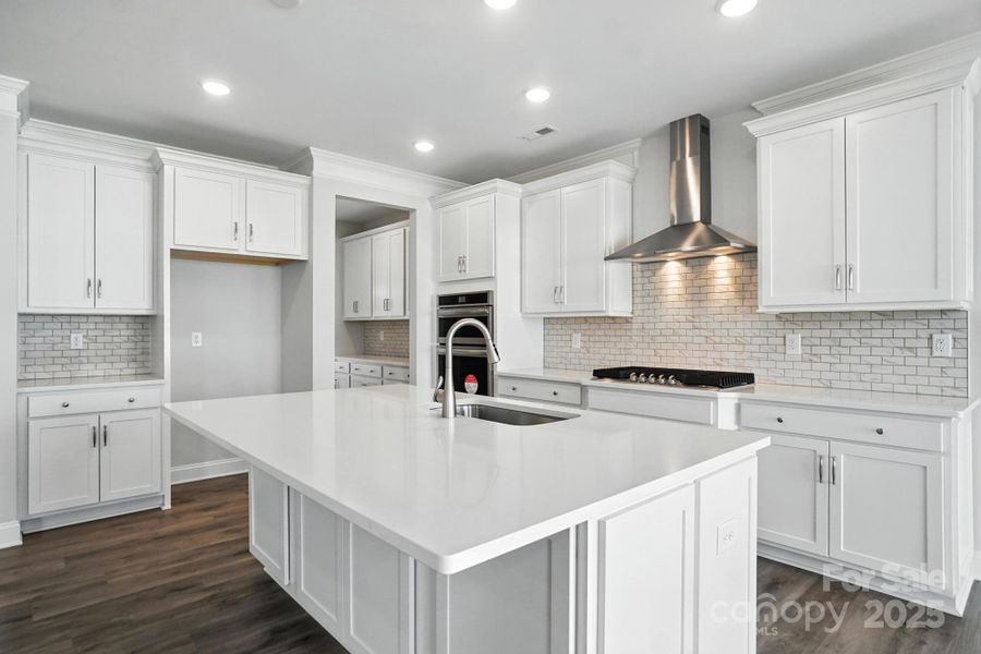 Furnished interior view inside a new home in Hampton Woods, Charlotte (Image 4).