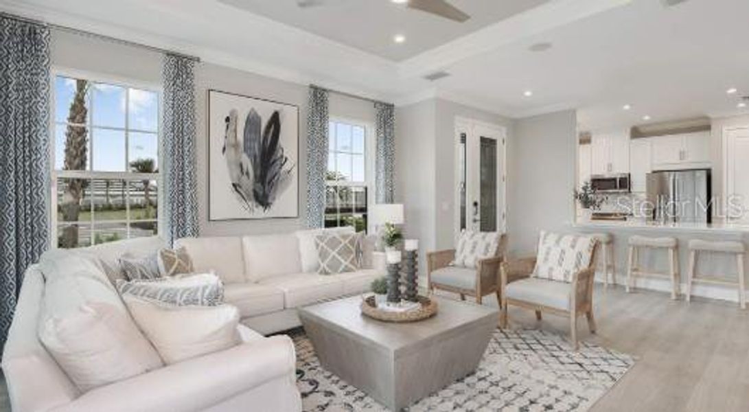 Furnished interior view inside a new home in Skye Ranch Community Group Page, Sarasota (Image 10).