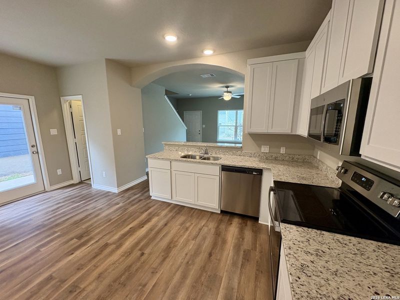 Furnished interior view inside a new home in , San Antonio (Image 6).