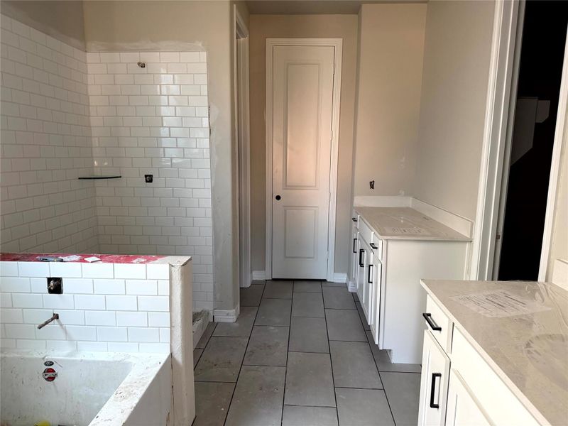 Actual progress of your home.