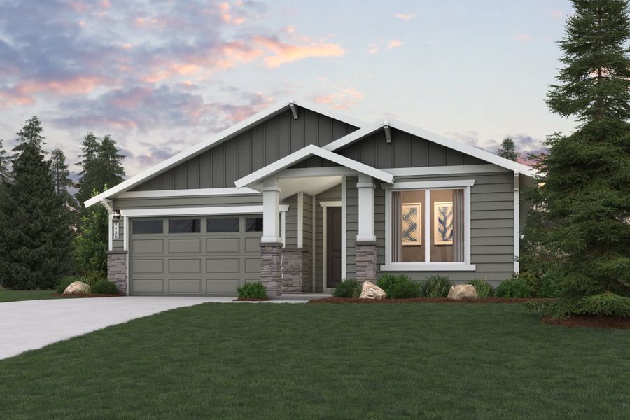 Front exterior of a new home in , Texas City, TX, highlighting curb appeal (Image 1). Front exterior of a new home in , Texas City, TX, highlighting curb appeal (Image 1).