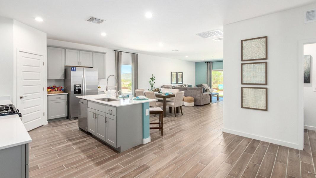 Furnished interior view inside a new home in Saguaro Bloom, Marana (Image 7).