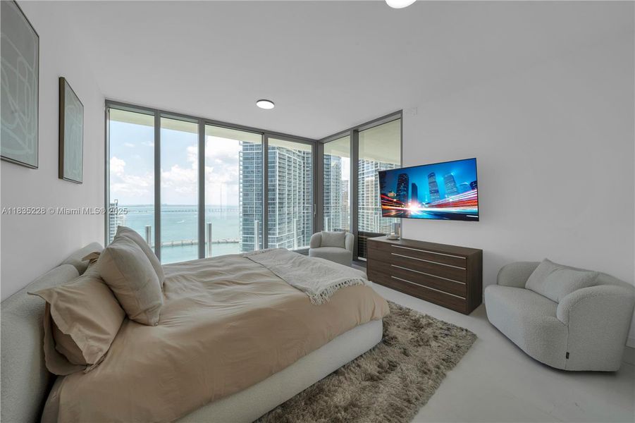Furnished interior view inside a new home in Aston Martin Residences, Miami (Image 7).