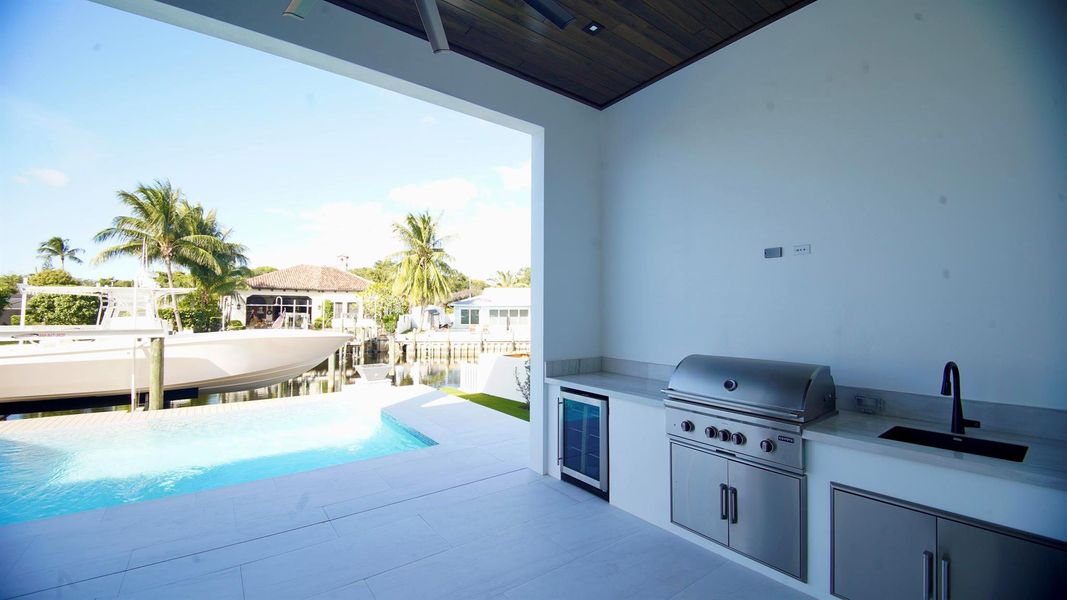 Exterior details and patio area of a home in , Palm Beach Gardens (Image 42).
