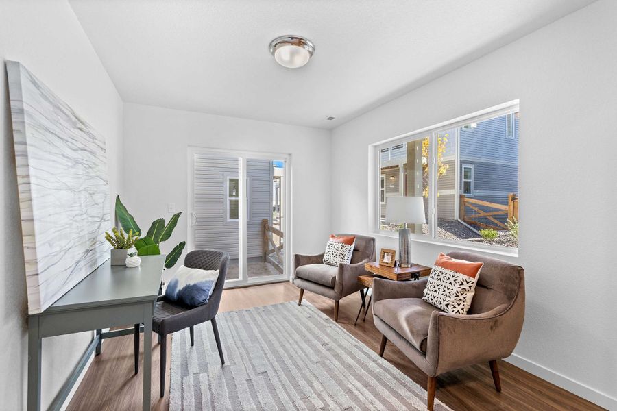 Furnished interior view inside a new home in Banning Lewis Ranch, Colorado Springs (Image 11).