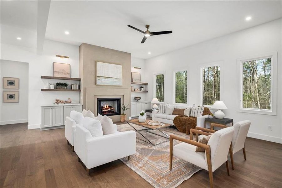 Furnished interior view inside a new home in , Acworth (Image 8).