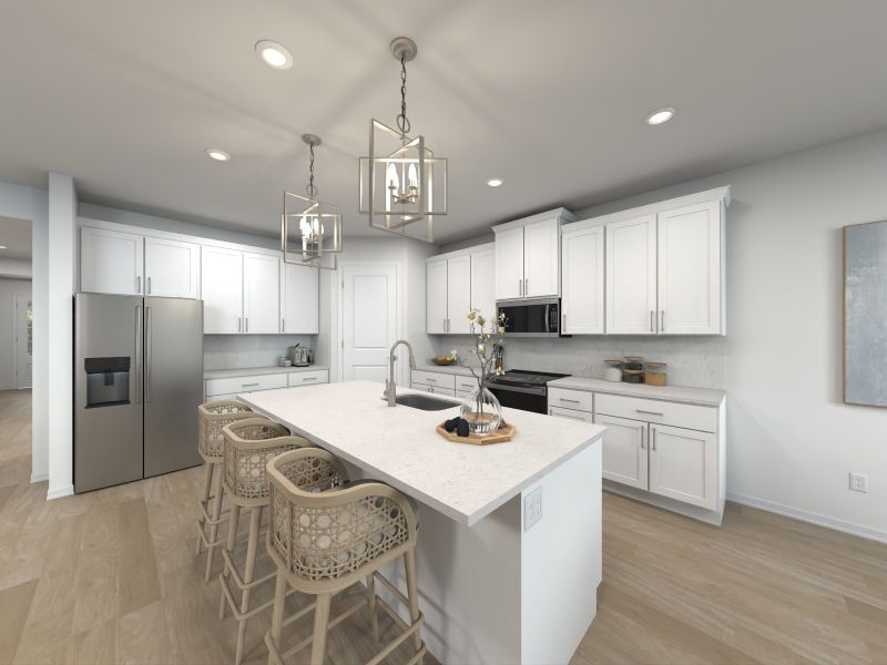 Furnished interior view inside a new home in Colbert Landings - Reserve Series, Palm Coast (Image 3).