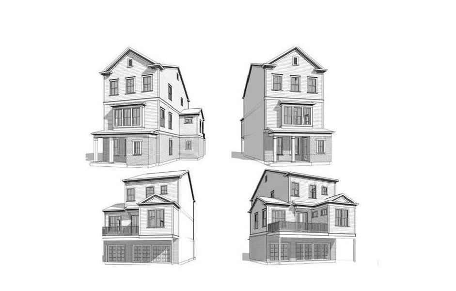 Exterior rendering of this home design in Devin's Shire, Kennesaw, GA (Image 3). Exterior rendering of this home design in Devin's Shire, Kennesaw, GA (Image 3).