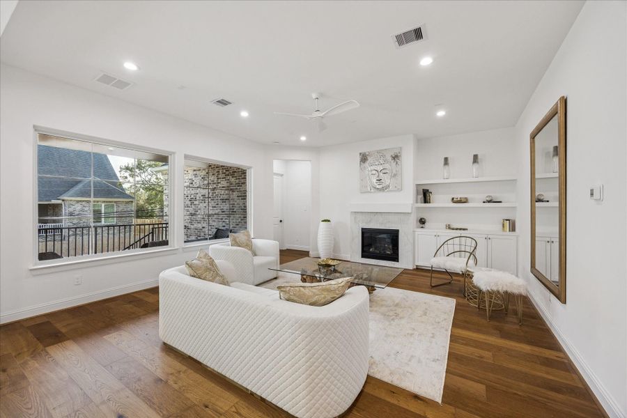 Furnished interior view inside a new home in , Houston (Image 15).
