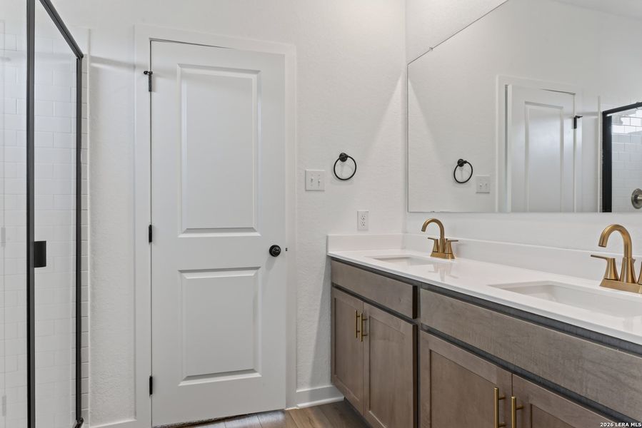 Furnished interior view inside a new home in Nopal Valley, San Antonio (Image 11).