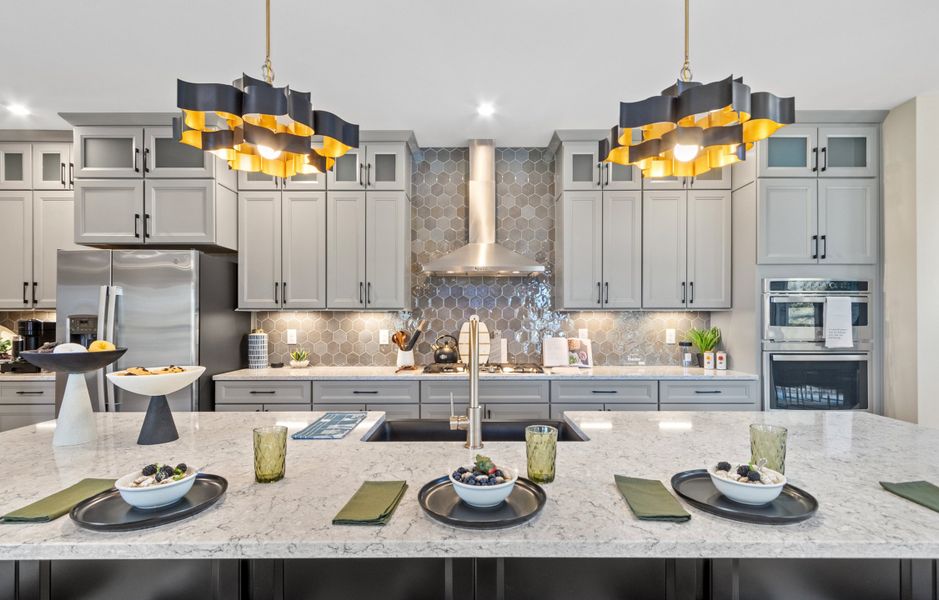 Representative furnished interior of a home built from the Huxley by Fischer Homes in Leeland Farms, Fuquay Varina (Image 12).
